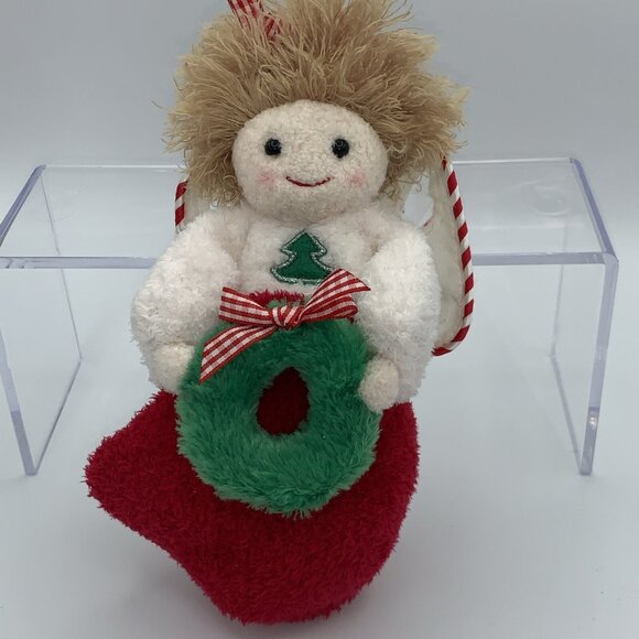 Douglas Cuddle Set Christmas Toy 8 Inches Original Tags Noel Angel And Pixie Elf - Picture 8 of 13